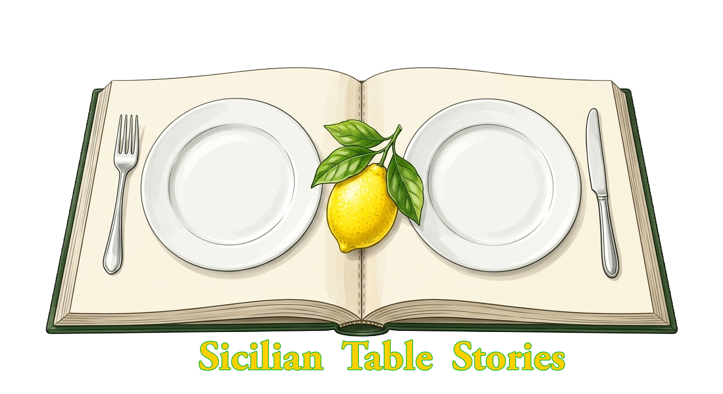 Sicilian Table Stories logo - Stories and recipes of the Sicilian culinary tradition